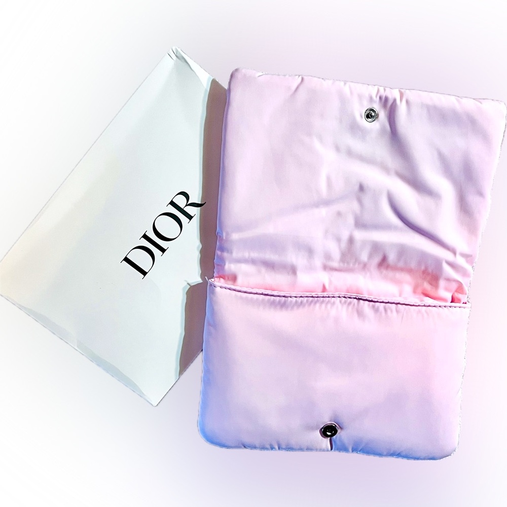 NEW Dior Pink Puffy Cosmetic Bag, NIB - Picture 3 of 11